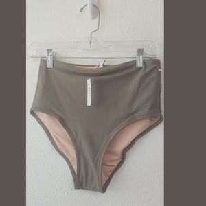 Madewell NWT Second Wave Retro Highwaist Swimsuit Bottom Sz Medium